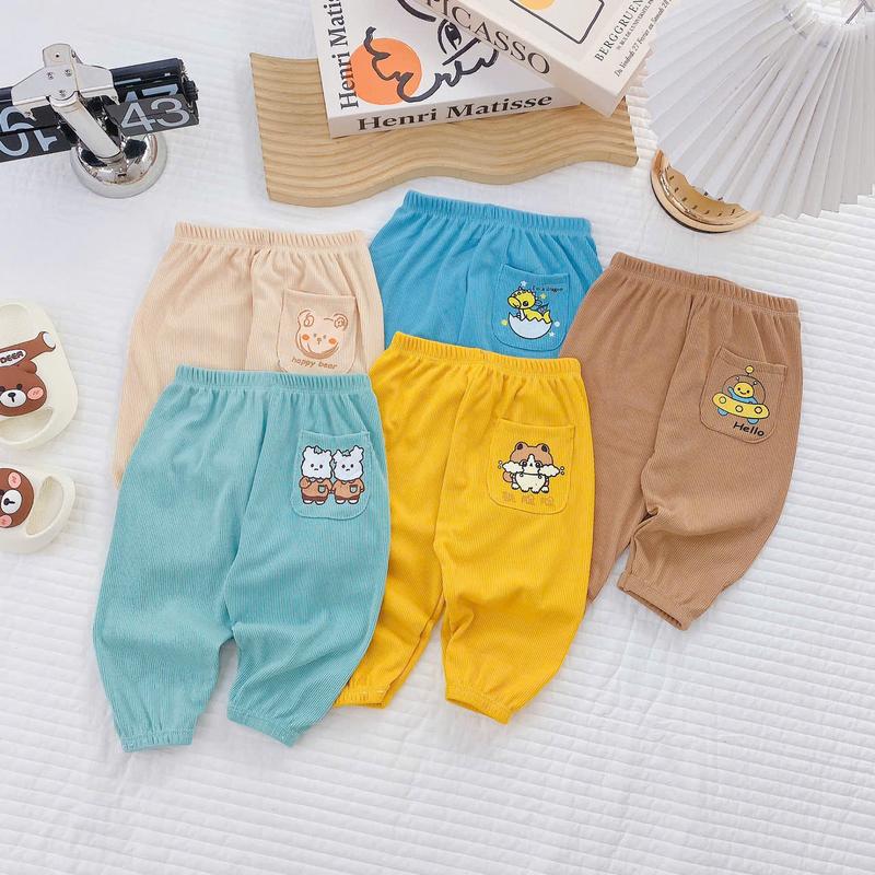  Quần len tăm dầy cho bé quần chục dài  thu đông bé trai bé gái 6-16kg - V8 