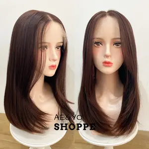 AEGYOSHOPPE - SZ2305 HALF LACE WIG 60 cm - Rambut Palsu Wig Wanita Korea Style Aesthetic Premium Fiber COD Hairclip
