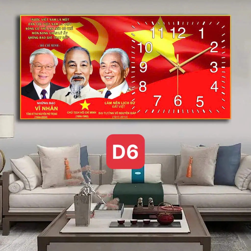 Tranh Đồng hồ tráng gương treo tường cao cấp Sáng Bóng Sắc Nét. Đồng Hồ Kim Trôi Không Gây Tiếng Ồn