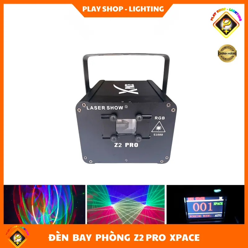Đèn Laser Bay Phòng Z2 Pro Chiếu Hình Con Vịt Quét Tia 3D