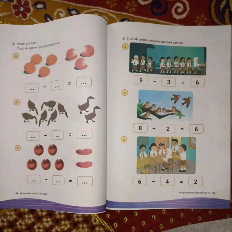 BUKU Matematika Kelas 1 SD Kurikulum MERDEKA Revisi 2