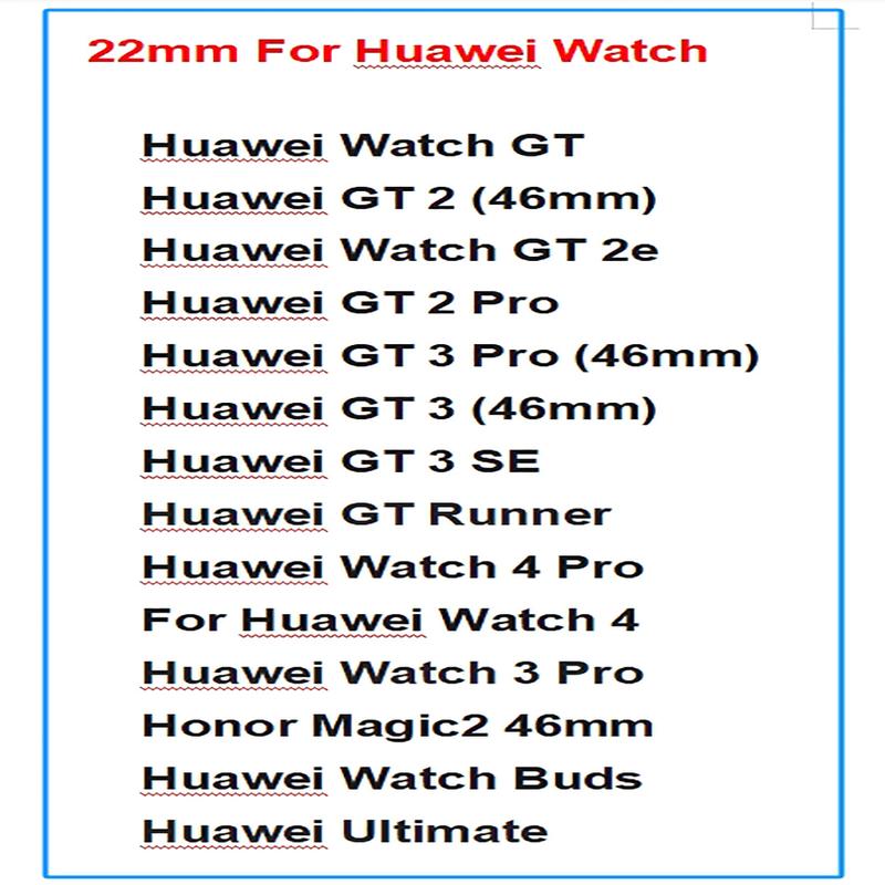 Product Introduction of Nylon Strap For Huawei Watch GT 3 46mm Band Replacement For Huawei Watch 4 Pro GT 2 4 GT4 GT3 Pro 46mm Wristband Watchband 22mm 1
