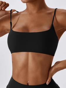Bra deportiva sin aros para mujer, cómoda y transpirable, ropa deportiva para yoga y gimnasio