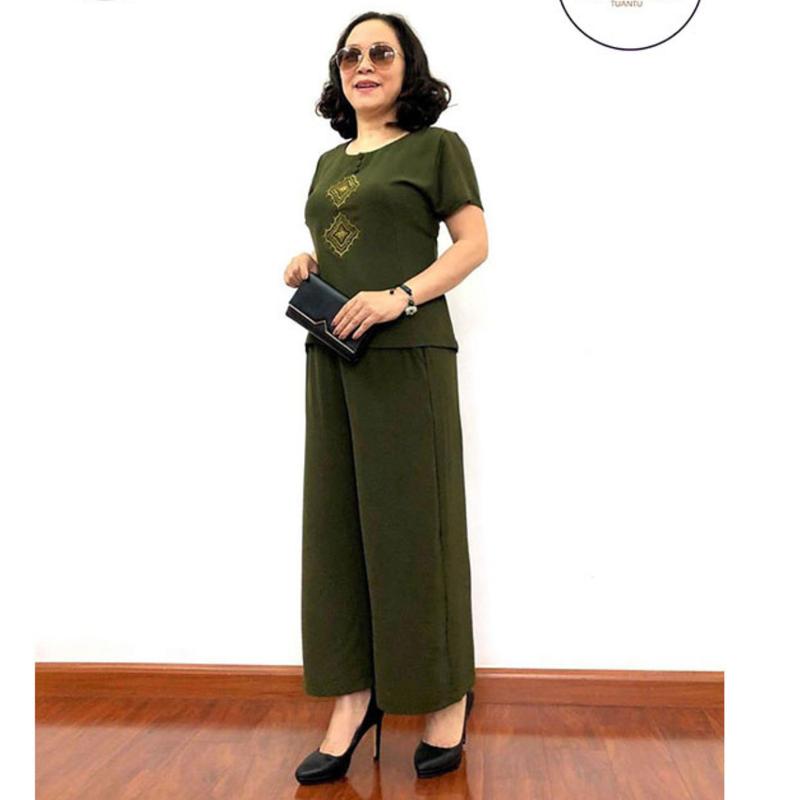 Đồ Bộ Trung Niên Cao Cấp Chất Liệu Đũi Loại 1 Không Nhăn Không Xù Khi Giặt 1