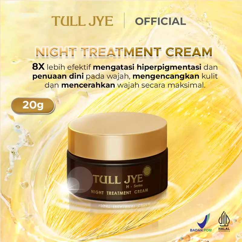 Tull Jye H Series Day Cream 20gram / Tull Jye H Series Night Cream 20gram Kulit Wajah Cerah dan Awet Muda Setiap Hari - For All Skin Type 4