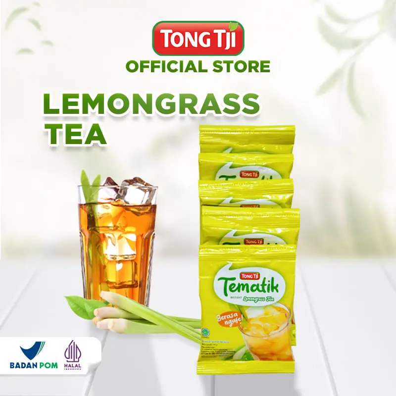 [PROMO] Tong Tji Tematik Lemongrass Tea / Teh Sereh 1 RENCENG isi 10 SACHET - Minuman Serbuk / Bubuk / Instant Powder Drink