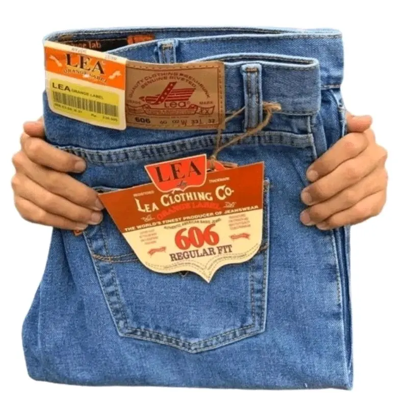 Celana Jeans Pria Lea 606 Standar Reguler Fit Bahan Berkualitas Celan
