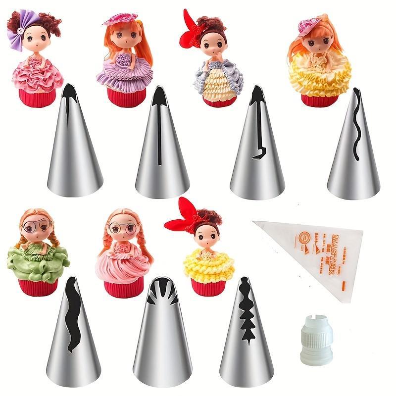 Stainless Steel Cake Decorating Nozzle Set, 18pcs/set Cake Decorating Tool, Cake Decorating Nozzle Kit, Baking Tool for Home Kitchen 7