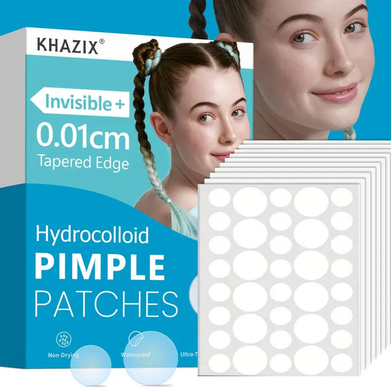 Hydrocolloid Pimple Patches, 360pcs/box Invisible Acne Cover Patches, Facial Skin Care Patches, Acne Treatment Patches for Women & Men 6