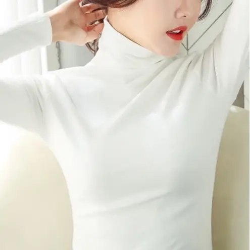 Áo thu cổ lọ hang quảng châu chất mịn