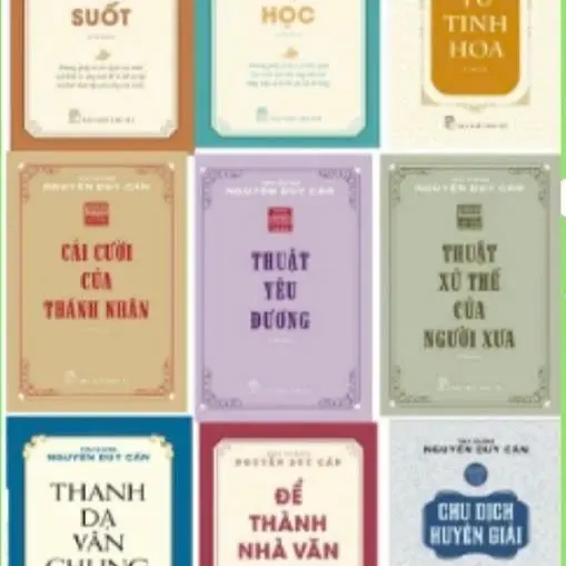 Sách - Bộ Sách Thu Giang - Nguyễn Duy Cần (26 tựa) - NXB Trẻ 1