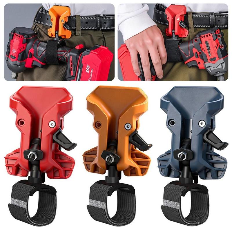 Metal Hardwa Bộ lưu trữ di động Tự khóa Kẹp đai giữ khoan Phát hành nhanh Độ…