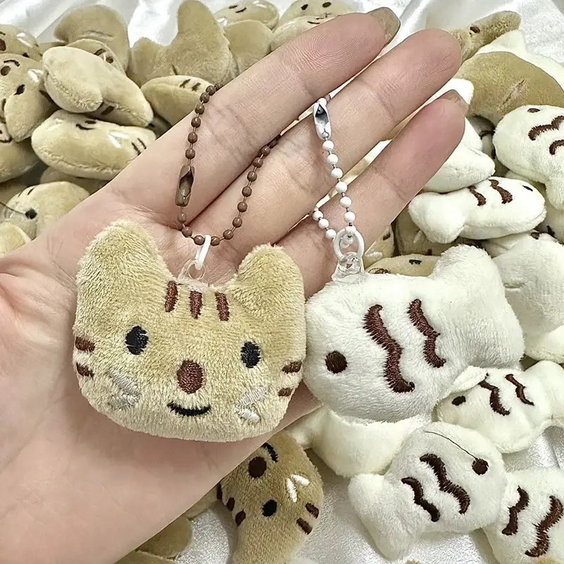 Móc Khóa Hình Cá Mèo Vui Nhộn Hoạt Hình, Đồ Chơi Nhồi Bông Kawaii Dễ Thương Cho Cặp Đôi, Búp Bê Mèo Con Nhỏ Sáng Tạo, Móc Chìa Khóa, Đồ Trang Trí Móc Treo Túi, Có Sẵn Trong 1 Hoặc 2 Chiếc 1