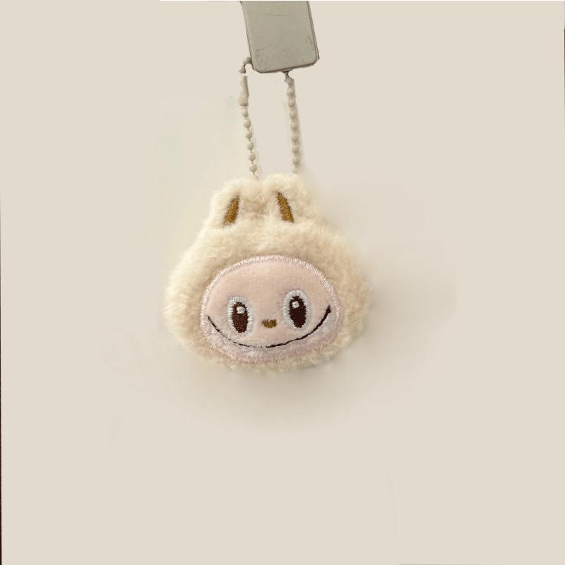 Product Introduction of COD plush Cute Labubu Doll Keychain Cartoon Curly Hair Plush Labubu Pendant Key Chains Accessories for Car Backpack Decoration Couple Key Chain kawaii anime pendant keyring cute children Girls birthday gift backpack hang Meimeistore18 16