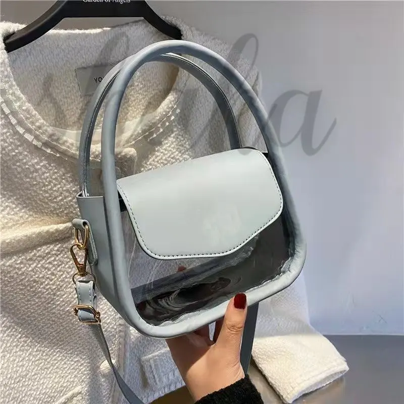 Tas Mini Transparan Wanita Rosy Mika / Sling Bag Mini Transparan Rosy Mika Tas Selempang Kulit shoulder  bag 8
