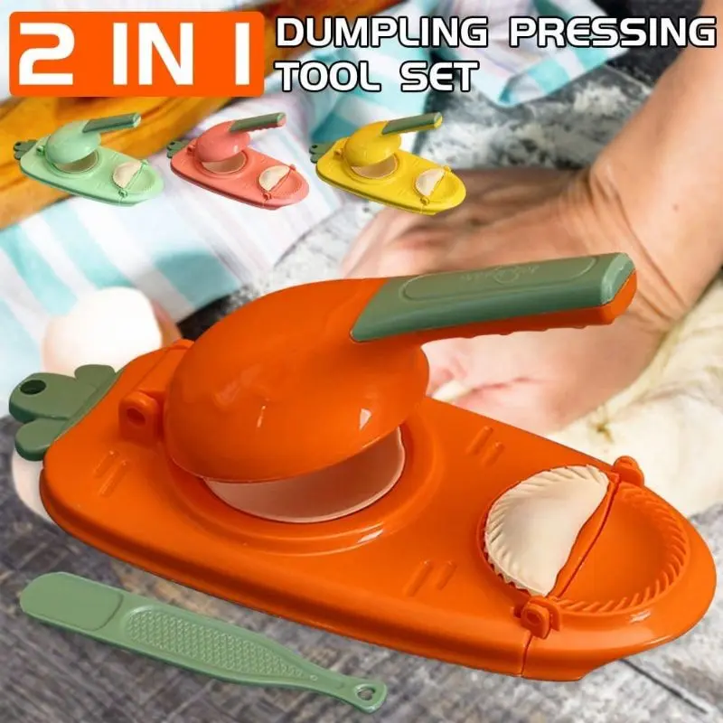 Cetakan Press Adonan Pastel Pangsit Gyoza 2 In 1 HandmadeE Serbaguna Alat Dapur