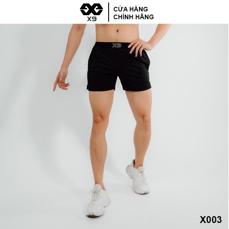 Quần Short Nam Thể Thao Bản To Lưng Thun Ngắn Ngang Đùi- LocalBrand X9 - Tập Gym Chạy Bộ Bơi Yoga - X003 Sport
