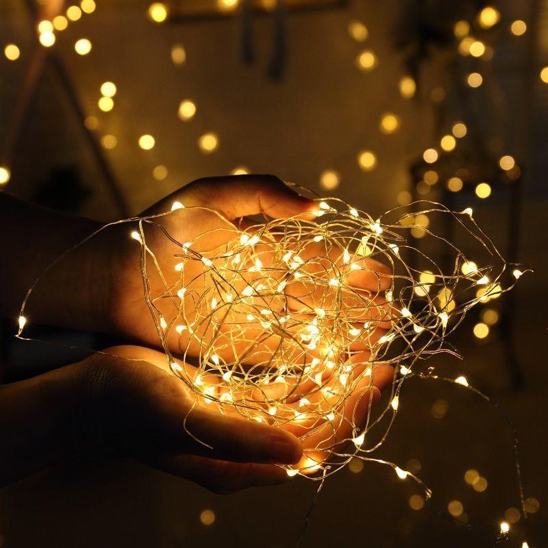 Dây đèn led trang trí sinh nhật, lễ tết, trang trí phòng cưới, giáng sinh, noel, phòng ngủ PK46