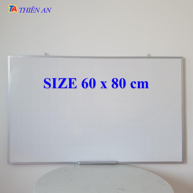 Bảng Viết Bút Lông Bảng Trắng Viết Bút Lông Treo Tường SIZE 60x80 cm - BẢNG MICA TRẮNG