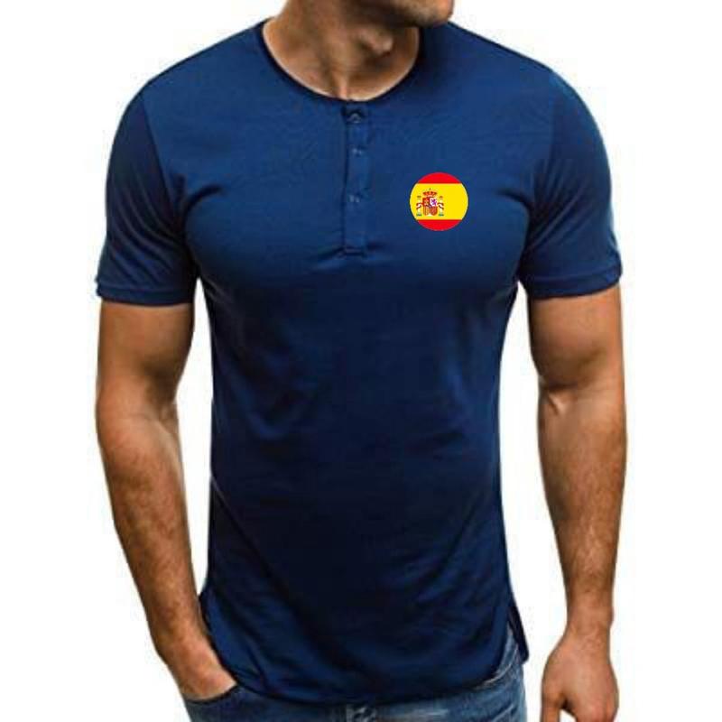 BAJU KANCING SABLON LENGAN PENDEK/KAOS BOLA LOGO SPANYOL/BAJU PIALA DUNIA/TERLARIS/BAYAR DI TEMPAT 0