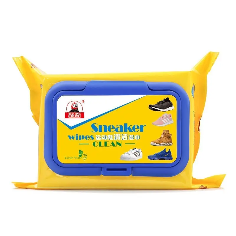 Khăn lau giày snacker, giấy ướt lau túi xách giày dép, vệ sinh giày túi xách balo tiện lợi 4