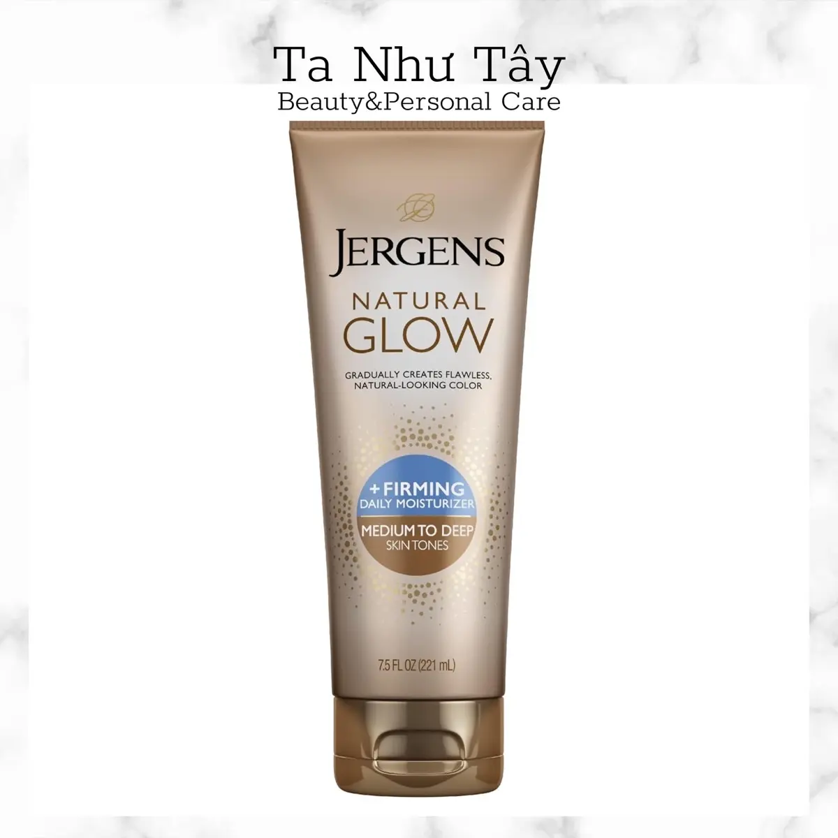 Kem Dưỡng Da Nâu Toàn Thân Jergens Natural Glow +FIRMING Self Tanner Body Lotion