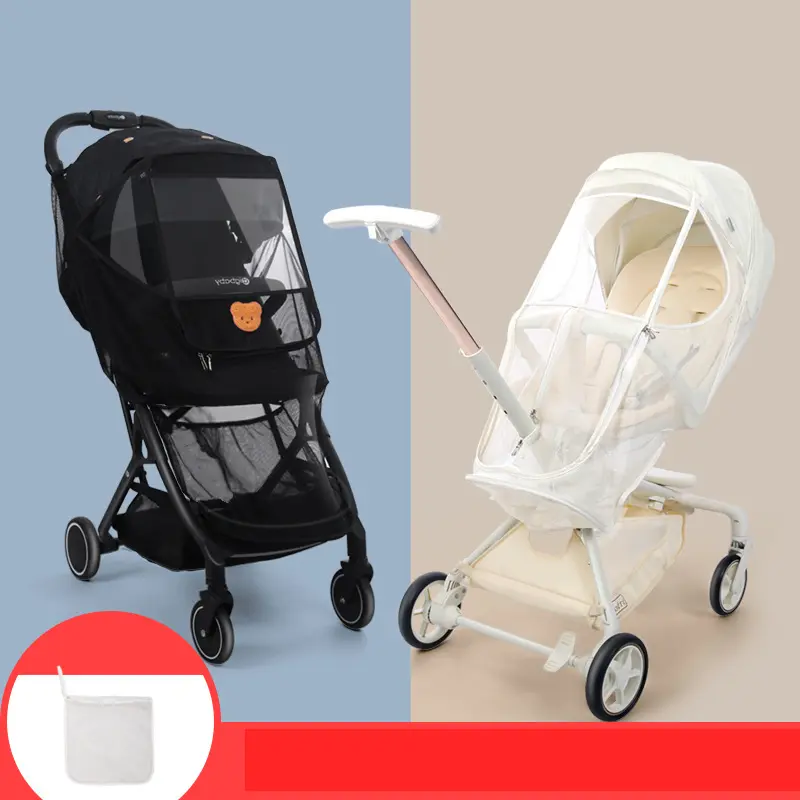 Walking Baby Artifact Anti-droplet Insect-proof Mosquito Net Universal Full-cover Stroller Cart Mosquito