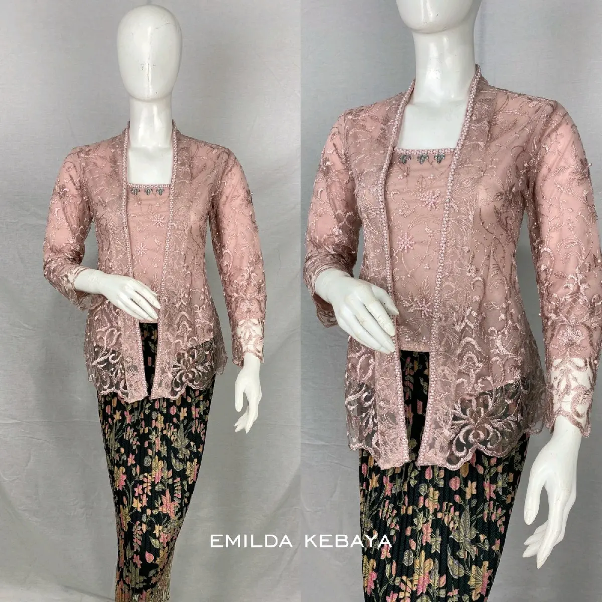 Kebaya KutuBaru / KutuBaru Tille / Kebaya Modern / Kebaya Remaja / Kebaya Tradisional / Kebaya Kutu Baru Pendek Tille Payet Modern
