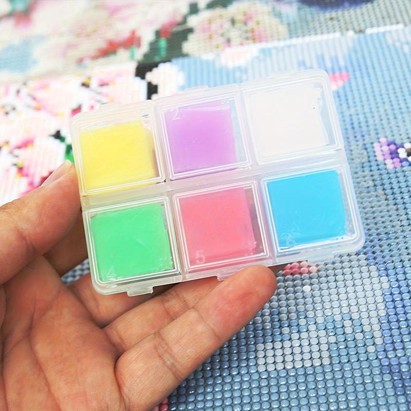 Colorful Diamond Arts Colorful Painting Glue Clay, 30pcs/set Colorful Cross Stitch Drilling Mud, Diamond Arts Colorful Painting Accessories 5