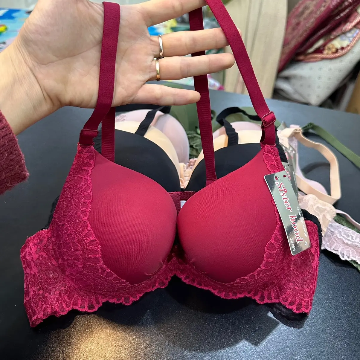 Áo Ngực Thái Sister Hood Siêu Nâng Ngực Có Đệm Êm Không Gọng Cho Nữ Lép Thương Hiệu Áo Ngực Thái Lan Mã R37 Bra Voi Women