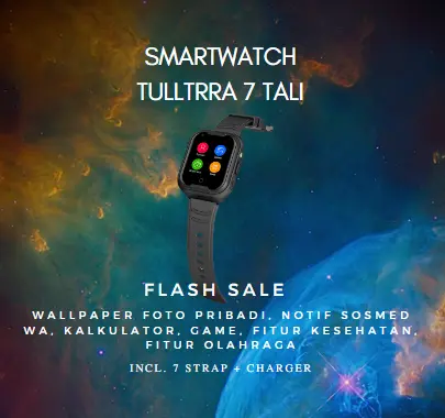 JAM FASHION PINTAR TULLTRRA 7 TALI STRAP - JAM TANGAN FASHION DIGITAL WANITA - JAM OLAHRAGA
