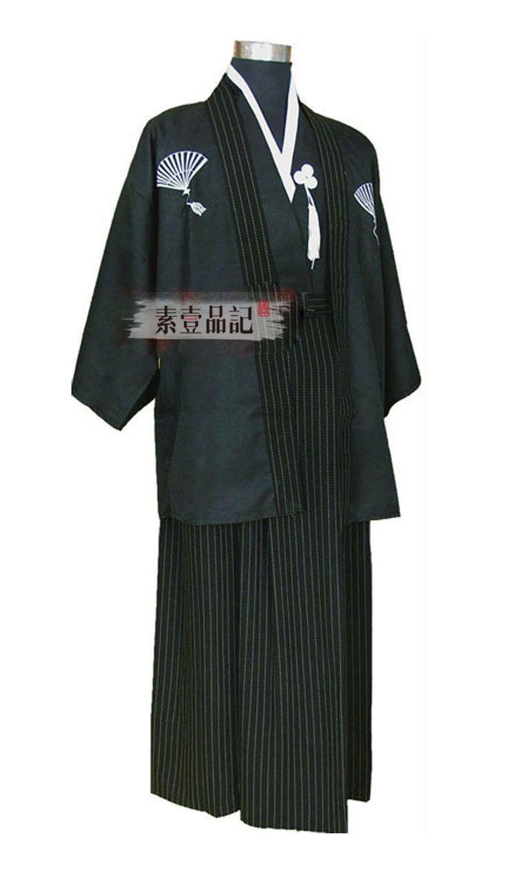 Product Introduction of [3143 People Collected] Men's Anime Costume Kimono Japanese Style Male Samurai Costume Japanese Kimono Men Japanese Traditional Costume Performance Costume 6
