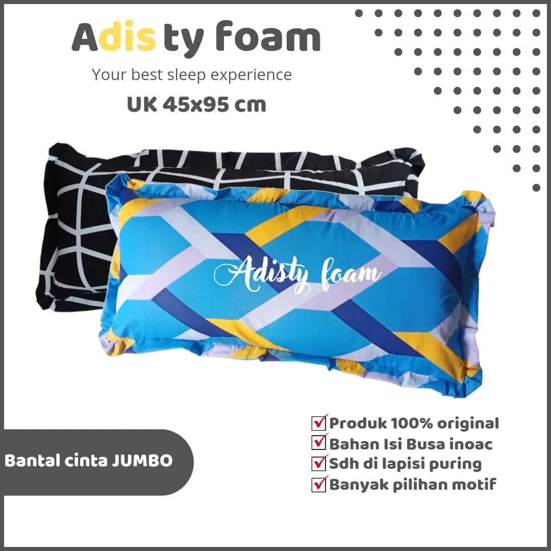 Bantal cinta Jumbo inoac Plus Cover