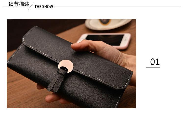 Product Introduction of New Fashion Long Women Wallets High Quality PU Leather Women's Purse and Wallet Design Lady Party Clutch Female Card Holder 12