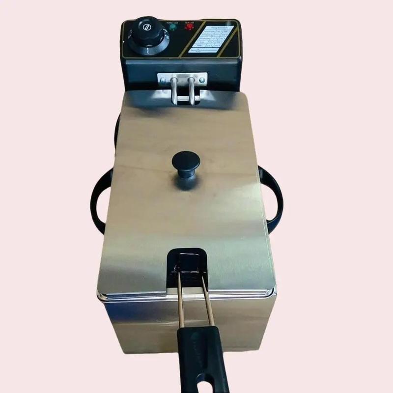 Bếp Chiên Nhúng Điện 4 Lít Inox Cao Cấp - Công Suất 2000W, nhanh sôi dầu tiết…
