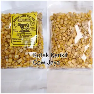 500 gr krupuk Rambak Kulit Sapi SUPER (kotak krikil) Goreng Kerupuk Snacks Krecek