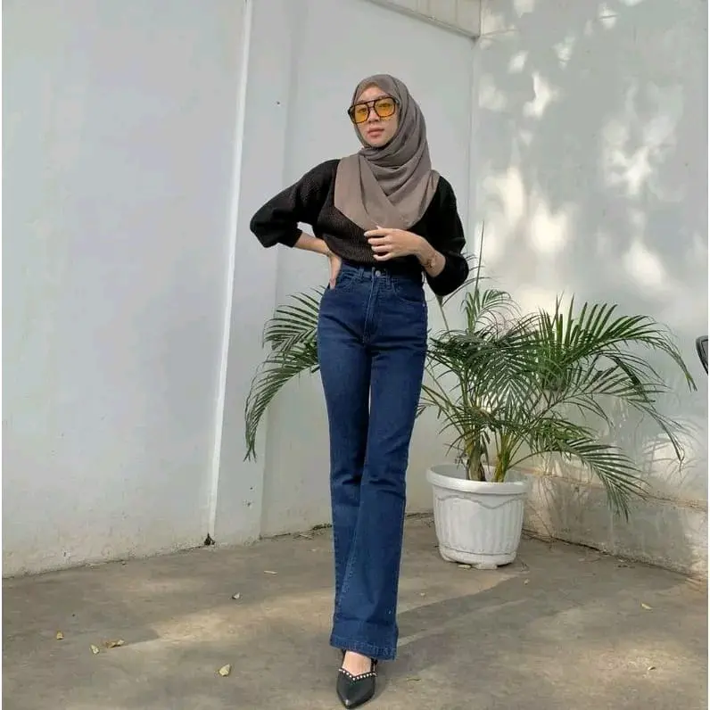 CELANA CUTBRAY JEANS WANITA LOSEE CELANA CUTBRAY LOSE KEKINIAN 4