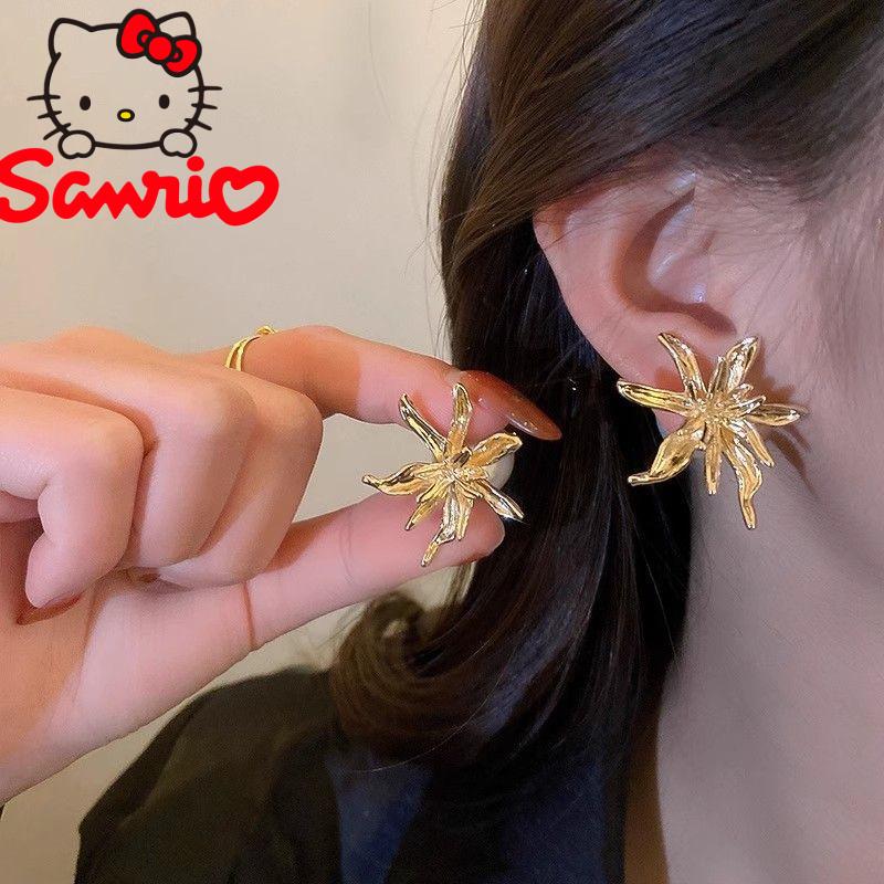 Silver Needle Pearl Flower Two-Way Earrings Korean Niche Design Retro Stud Simple Versatile Earrings for Women 0