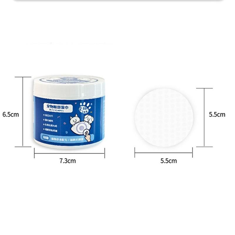 Product Introduction of justzzs Convenient No Irritation Pet Eye Wipes Eyes Tear Stain Remover Ear Cleaning Wipes Pet Wipes Pet Cleaning Paper Towels Cats And Dogs Universal 17