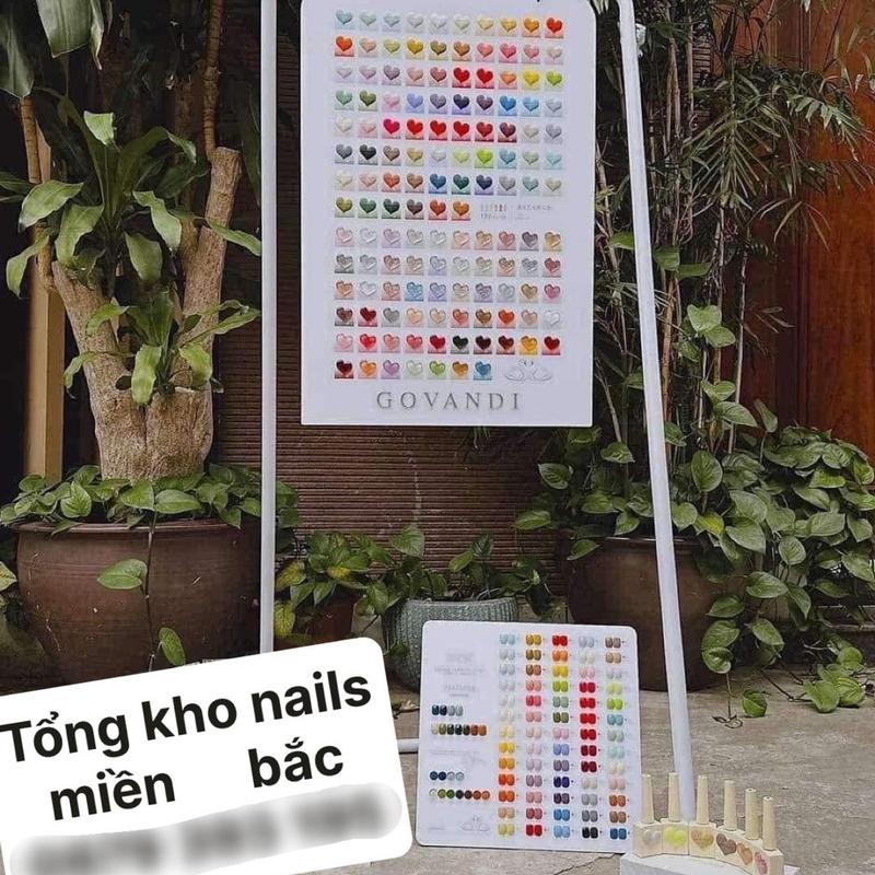 [ Mất bảng màu bé thanh lí giá rẻ ] Set Sơn Gel Govandi 133 màu Cao cấp hàng chuẩn [ Tặng kèm base, top, 1 bảng màu to, 1 khung sắt treo ]