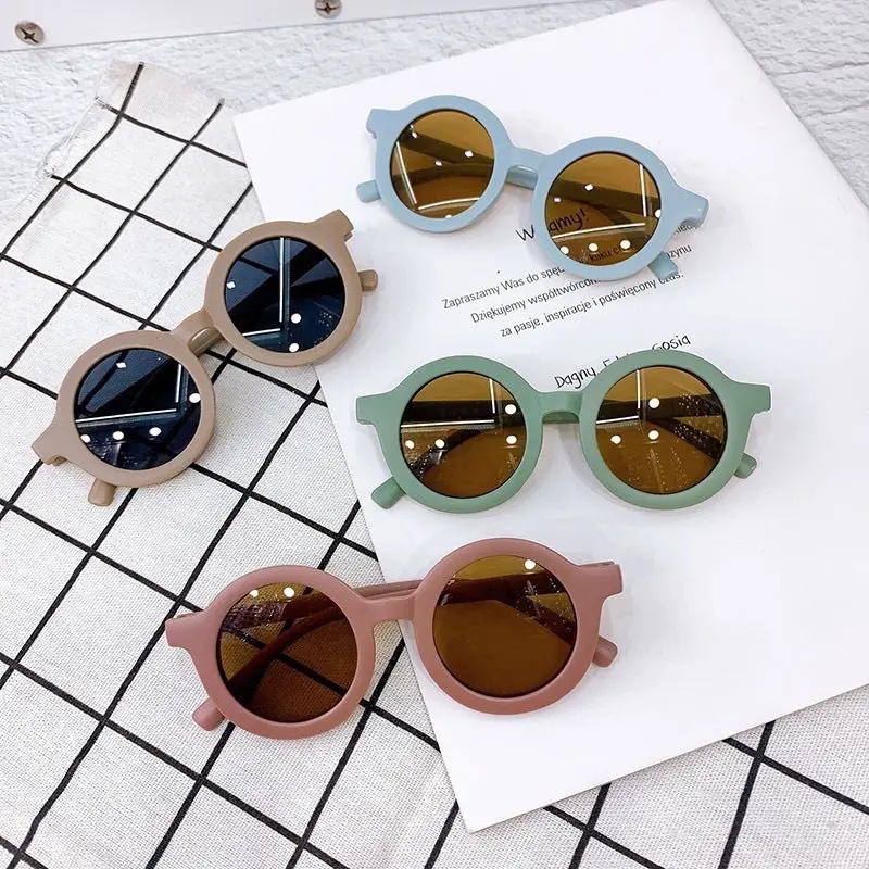 Kính Râm Trẻ Em Tròn Mờ Cho Bé 1-8 Tuổi 3