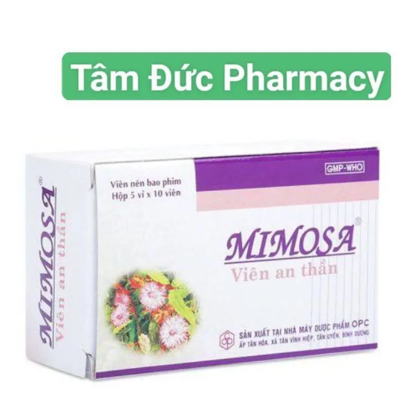 Viên uống an thần dễ ngủ Mimosa hộp 50 viên