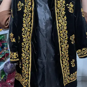 Kebaya bludru pengantin kutubaru
