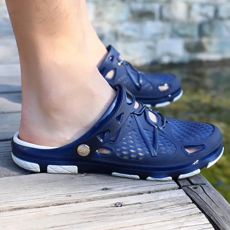 Product Introduction of Mens Shoes Breathable Non-slip Sandals Outdoor Slippers Fashion Casual Beach Shoes 6