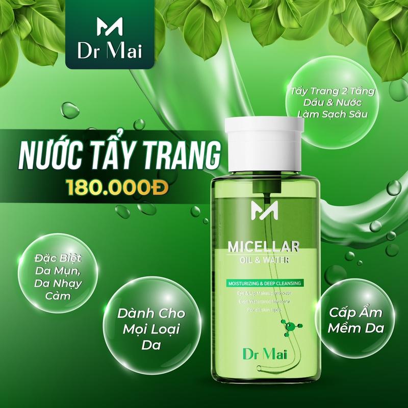 Nước tẩy trang Dr Mai Tất cả các loại da