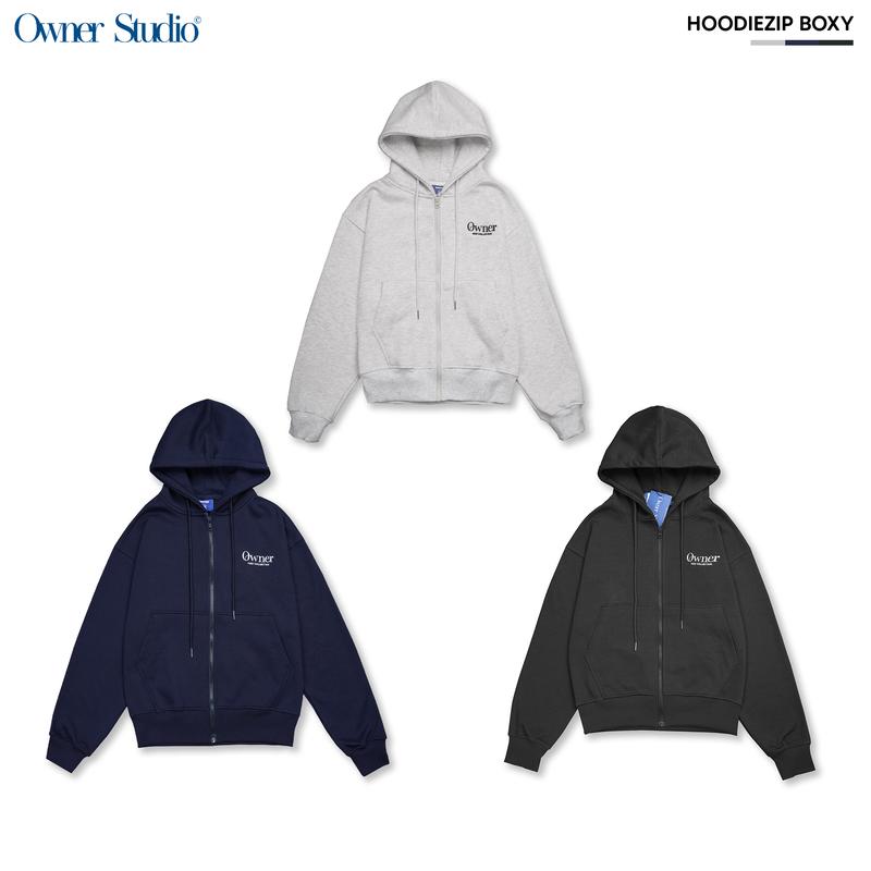 Áo khoác dây kéo khoá Form Oversize - Hoodie zip OVERSIZE Nam Nữ Owner
