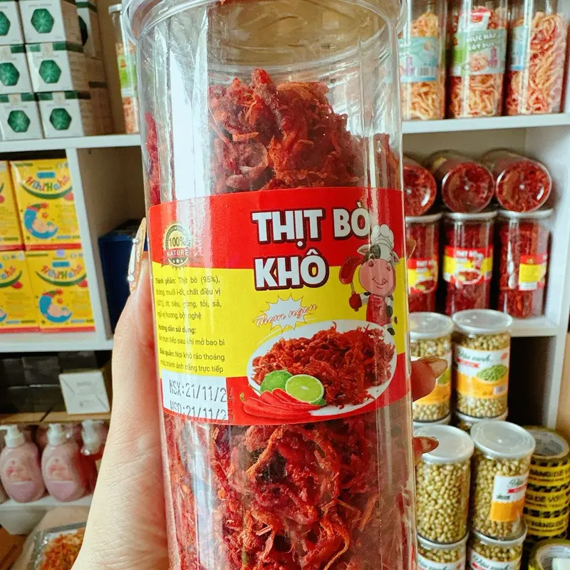 Combo 3 món ( Khô gà , khô bò , mực hấp cốt dừa ) Ăn Vặt 5