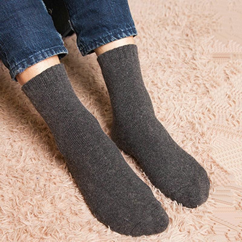 Product Introduction of Tất Len, Dành Cho Nam Và Nữ, Màu Trơn Cỡ Lớn, Chịu Lực, Thích Hợp Cho Mùa Đông, Tuyết, Giữ Nhiệt, Làm Bằng Cashmere, Tất Vòng Terry Dày 17