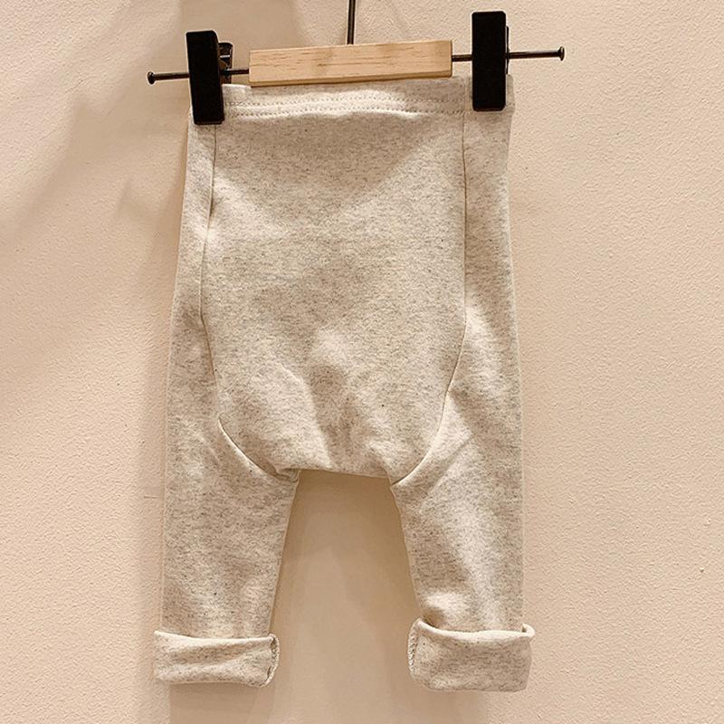Product Introduction of Spring and Autumn Clothing Korean Baby and Toddlers Big PP Pants Leggings Outdoor Wear High Waist Belly Protective Pants for Men and Women 3