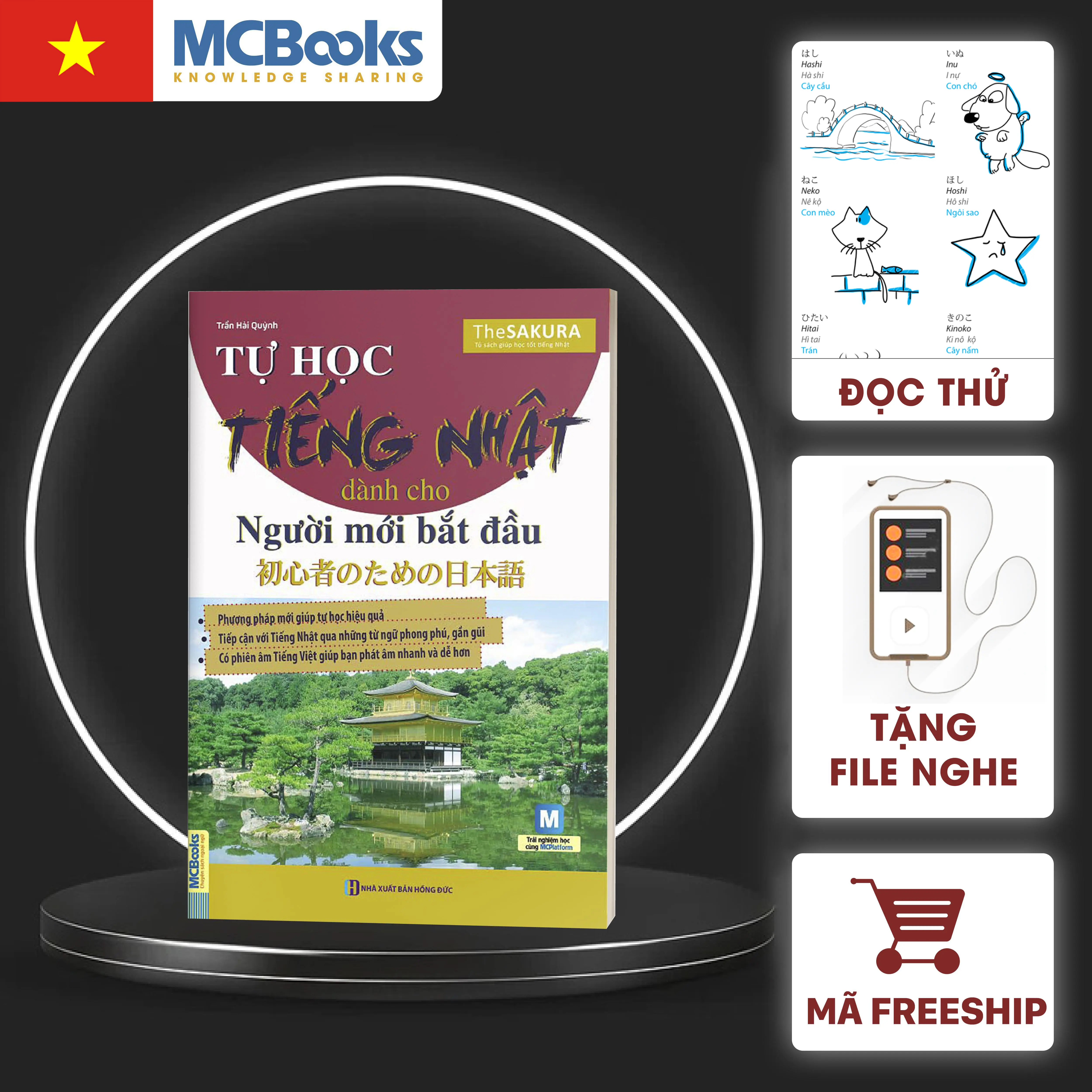 [MCBooks] Sách Tự Học Tiếng Nhật Dành Cho Người Mới Bắt Đầu